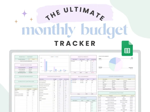 budget planner spreadsheet